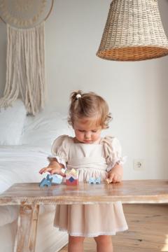 Set constructie - Cubika - Turn - Pastel