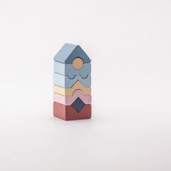 Set constructie - Cubika - Turn - Pastel