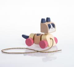 Jucarie din lemn - Cubika - Prietena mea Pisicuta - Pastel