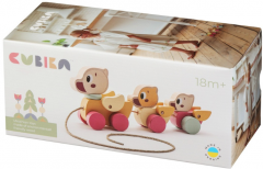 Jucarie din lemn - Cubika - Ratustele mele - Pastel