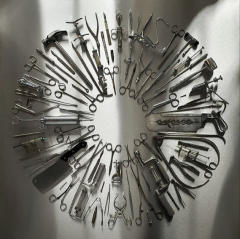 Surgical Steel - Red & Black Splatter Vinyl