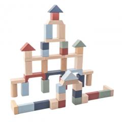 Set de 50 piese de constructie - Pastel