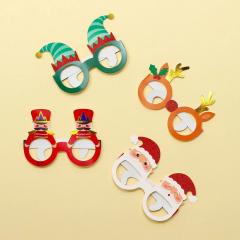 Set 8 ochelari de petrecere - 8 Christmas Paper Eyeglasses