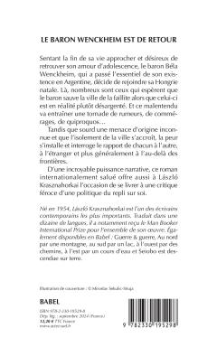 Le baron Wenckheim est de retour