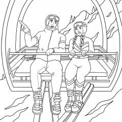 The Sports Romance Colouring Book