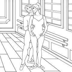 The Sports Romance Colouring Book