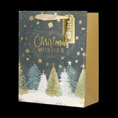 Punga cadou - Maner panglica aurie si argintie (patru modele - pret pe bucata)