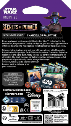 Carti de joc - Star Wars: Unlimited TCG - Secrets of Power Spotlight Deck (EN)