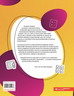 Culegere Matematica clasele a VII-VIII-a pentru olimpiade si concursuri scolare 2025