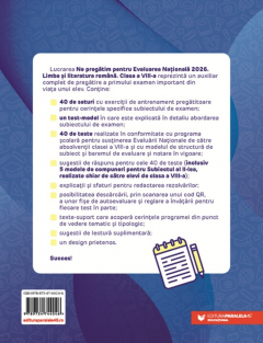 Limba si literatura romana. Evaluarea Nationala 2026