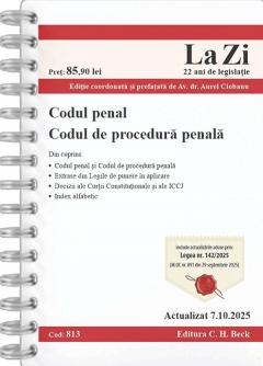 Codul penal. Codul de procedura penala (7 Octombrie 2025)