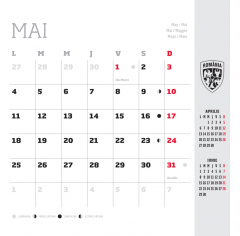 Calendar - Tricolorii 2026