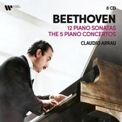 Beethoven: 12 Piano Sonatas / The 5 Piano Concertos (8CDs Box Set)