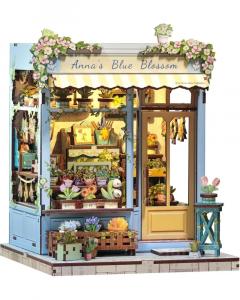 Puzzle 3D 255 piese - Minicasuta - Floarea Albastra a Annei