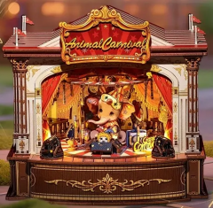 Puzzle 3D 294 piese - Minicasuta de papusi - Corner Coffee Shop