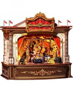 Puzzle 3D 294 piese - Minicasuta de papusi - Corner Coffee Shop