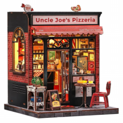 Puzzle 3D 236 piese - Minicasuta - Pizzeria Unchiului Joe