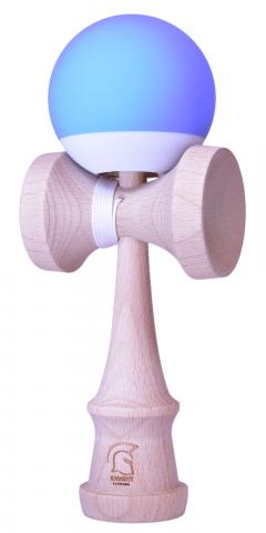 Jucarie de indemanare - Kendama Antiskid Paint - Albastru deschis/Alb