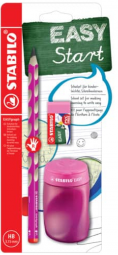 Set creion + ascutitoare + radiera - Easy Start