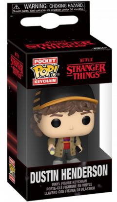 Breloc Dustin Henderson - Stranger Things - Pocket Pop! Keychain - Funko