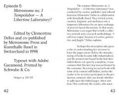 Notes on Book Design