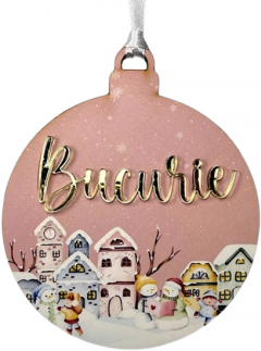 Glob de lemn - Bucurie