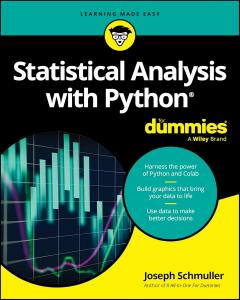  Statistical Analysis with Python For Dummies