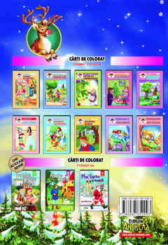 Coloreaza cu Mos Craciun