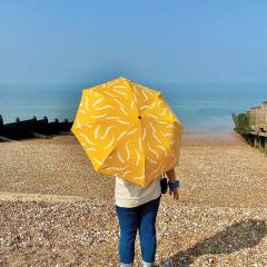 Umbrela - Compact Duck - Saffron Brush