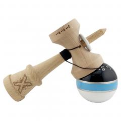 Jucarie de indemanare - Kendama X - Royal Spike, Big Cups - Inel Albastru Deschis