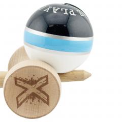 Jucarie de indemanare - Kendama X - Royal Spike, Big Cups - Inel Albastru Deschis
