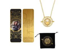 Set semn de carte + pandantiv - Harry Potter - Time-Turner