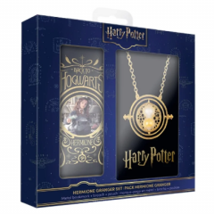 Set semn de carte + pandantiv - Harry Potter - Time-Turner