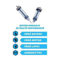 Jucarie interactiva - Brat robotic hidraulic cu lansator de discuri