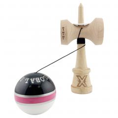Jucarie de indemanare - Kendama X - Royal Spike, Big Cups - Inel Roz