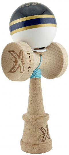 Jucarie de indemanare - Kendama X - Royal Spike, Big Cups - Inel Albastru Inchis