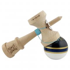Jucarie de indemanare - Kendama X - Royal Spike, Big Cups - Inel Albastru Inchis