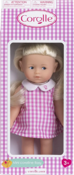 Papusa - Mini Corolline - Rosy cu rochita roz