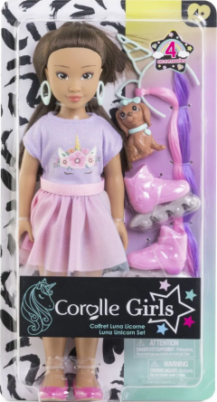 Set joaca - Unicorn - Papusa Luna