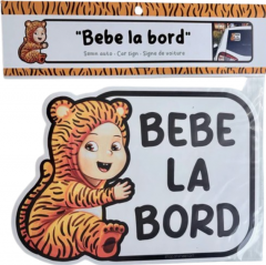 Semn auto - Bebe la bord - Tigrisor