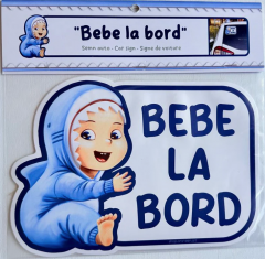 Semn auto - Bebe la bord - Rechin