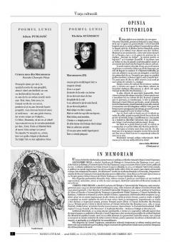 Revista de cultura - Nord Literar, nr 11-12 Noiembrie - Decembrie 2025