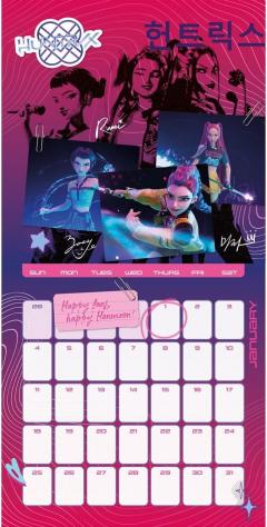 Calendar de perete - K-Pop Demon Hunters, 2026