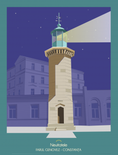 Carte postala - Farul Genovez