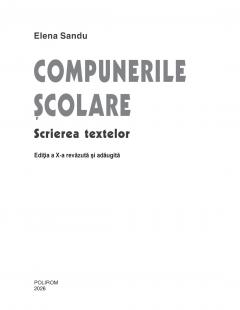 Compunerile scolare