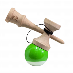Kendama - Knight - Super Sticky Paint, Big Cups - Green/White