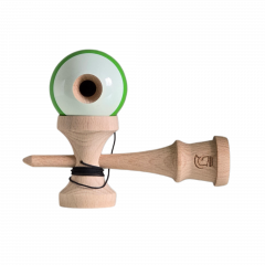 Kendama - Knight - Super Sticky Paint, Big Cups - Green/White