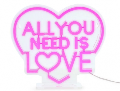 Lampa LED - All You Need is Love