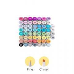 Set 60 markere Fine & Chisel - Ohuhu Oahu - Multicolor
