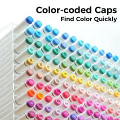 Set 60 markere Fine & Chisel - Ohuhu Oahu - Multicolor